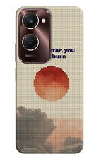 Pixel Sun Vivo Y28e 5G Hard Case Back Cover by Casekaro