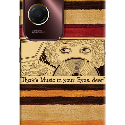 Vinyl Stripes Vivo Y28e 5G Hard Case Back Cover by Casekaro