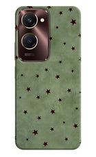 Green Stars Vivo Y28e 5G Hard Case Back Cover by Casekaro