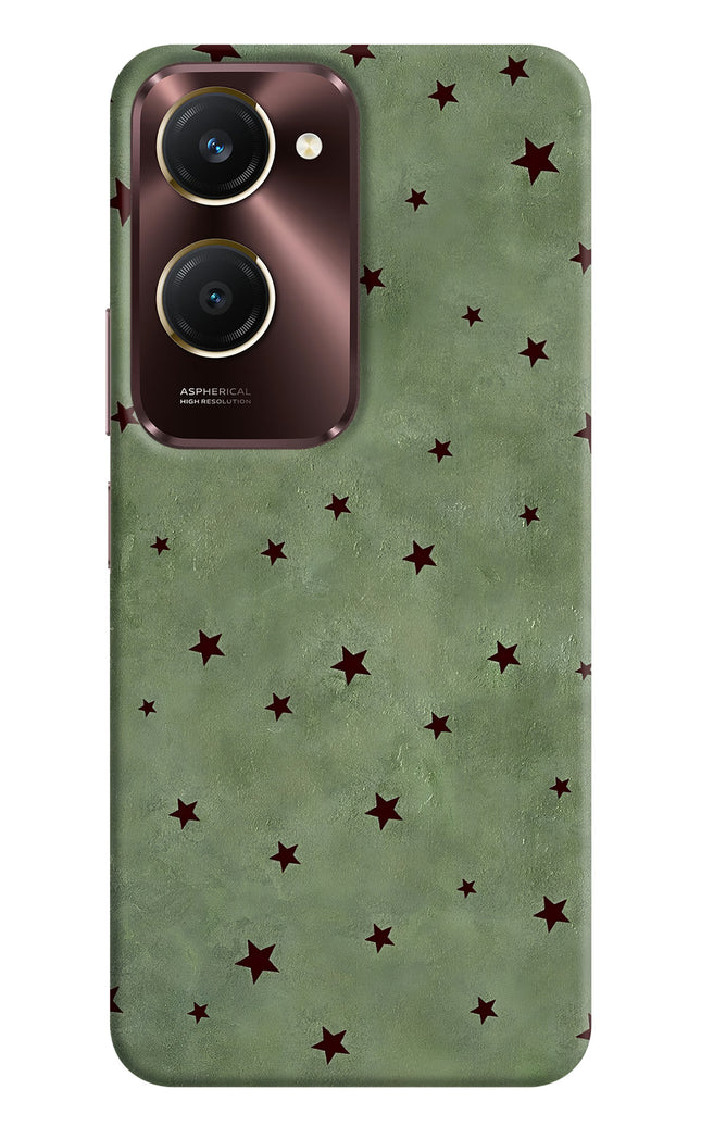 Green Stars Vivo Y28e 5G Hard Case Back Cover by Casekaro