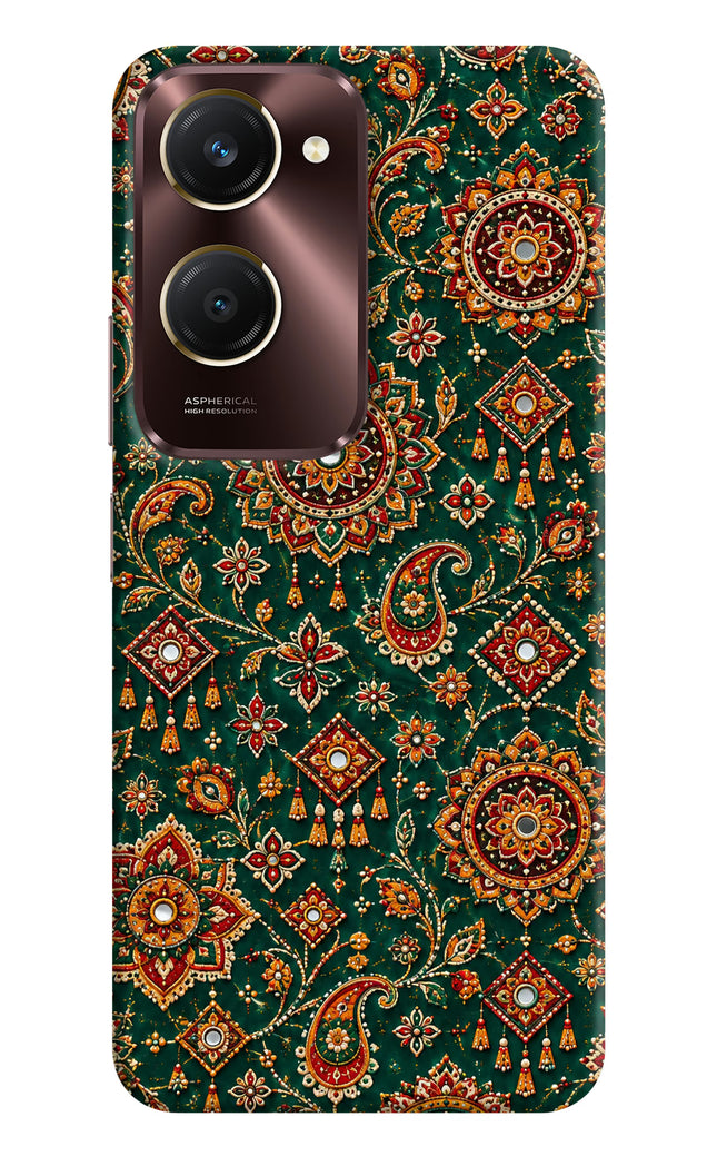 Green Pataka Vivo Y28e 5G Hard Case Back Cover by Casekaro