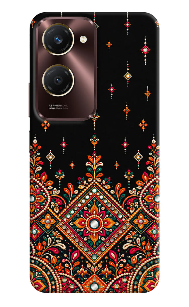 Noir Mehfil Vivo Y28e 5G Hard Case Back Cover by Casekaro