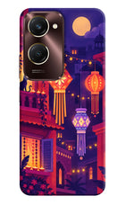 Lantern Lane Vivo Y28e 5G Hard Case Back Cover by Casekaro