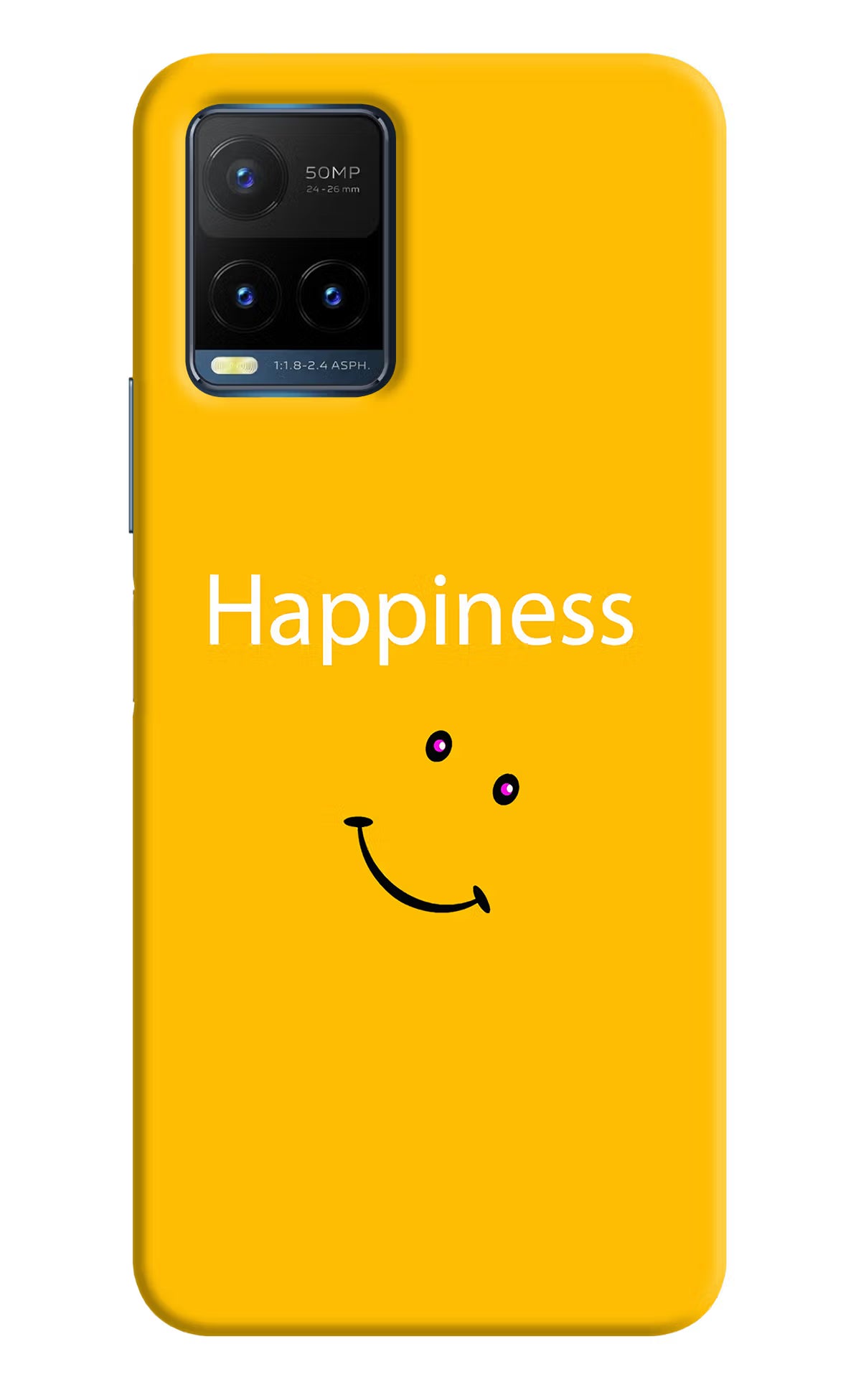 Happiness With Smiley Vivo Y21T Back Cover