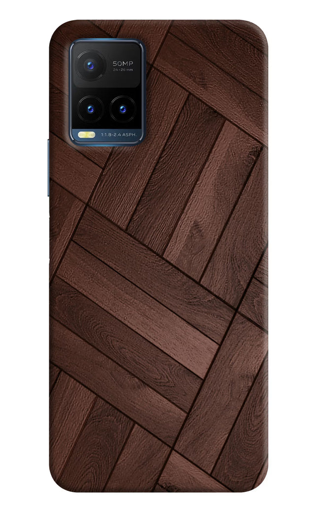 Wooden Texture Design Vivo Y21T Hard Case Back Cover by Casekaro