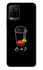 Coffee Vivo Y21T Hard Case Back Cover by Casekaro