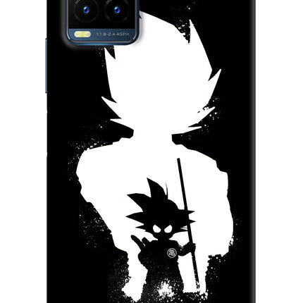 Goku Shadow Vivo Y21T Hard Case Back Cover by Casekaro