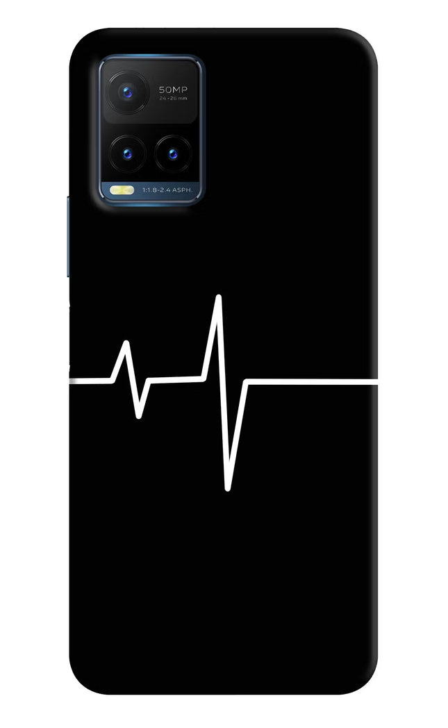 Heart Beats Vivo Y21T Hard Case Back Cover by Casekaro