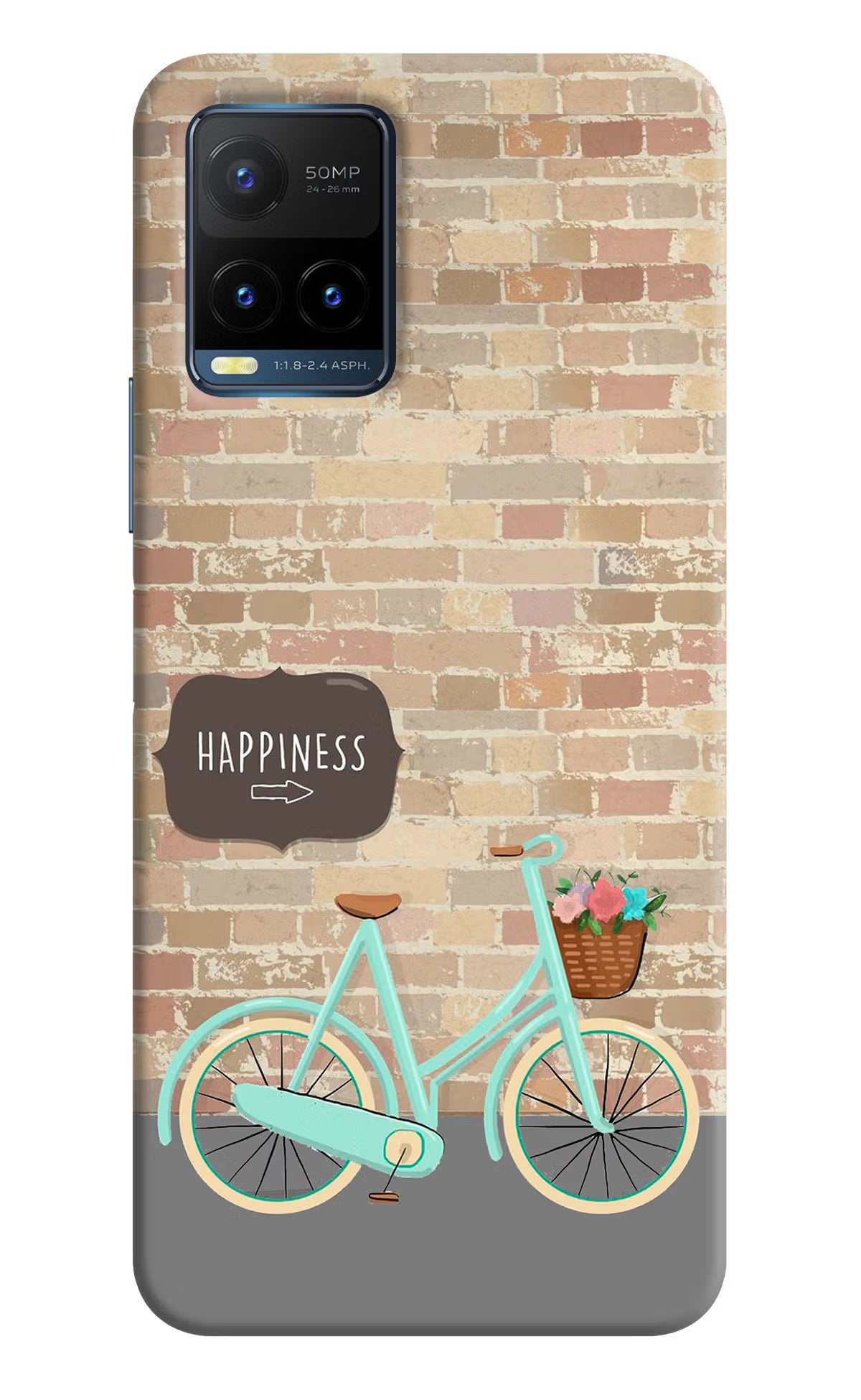 Happiness Artwork Vivo Y21T Back Cover