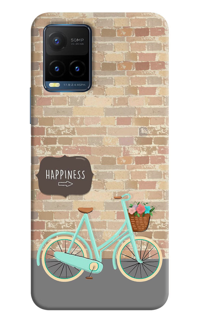 Happiness Artwork Vivo Y21T Hard Case Back Cover by Casekaro