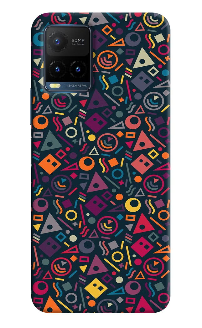Geometric Abstract Vivo Y21T Hard Case Back Cover by Casekaro
