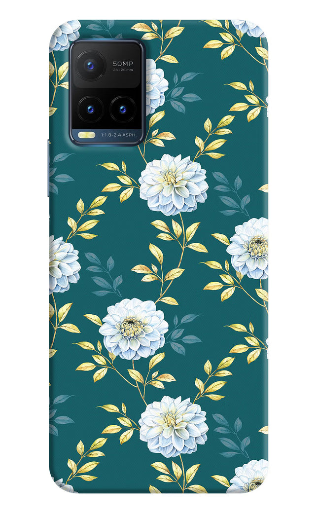 Flowers Vivo Y21T Hard Case Back Cover by Casekaro