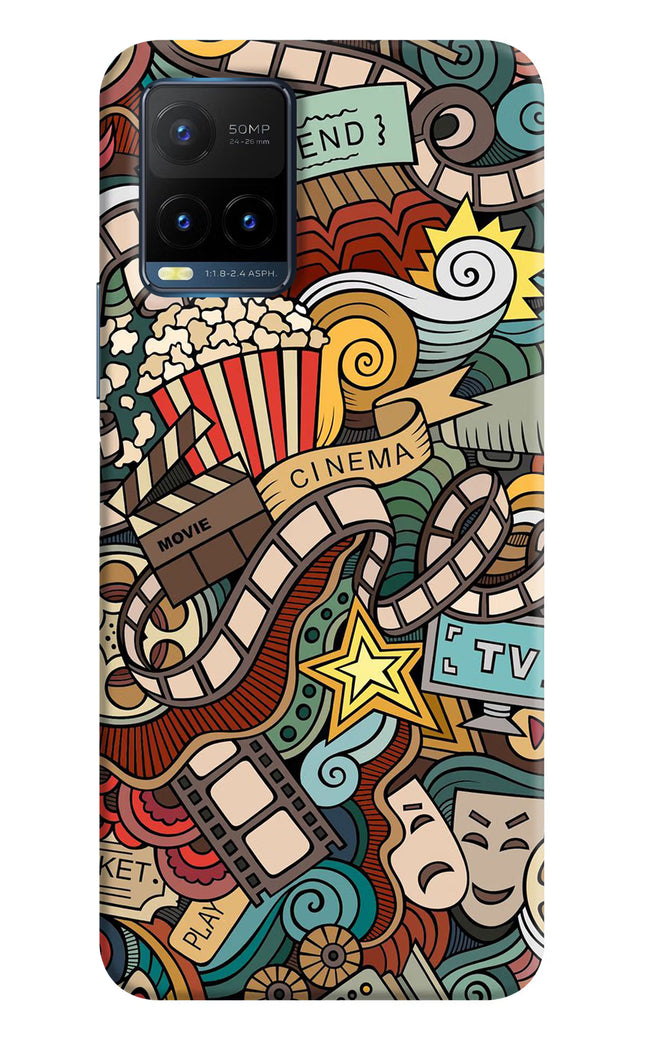 Cinema Abstract Vivo Y21T Hard Case Back Cover by Casekaro