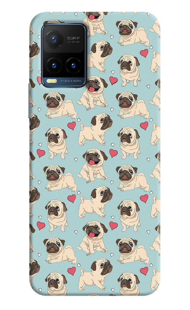Pug Dog Vivo Y21T Hard Case Back Cover by Casekaro