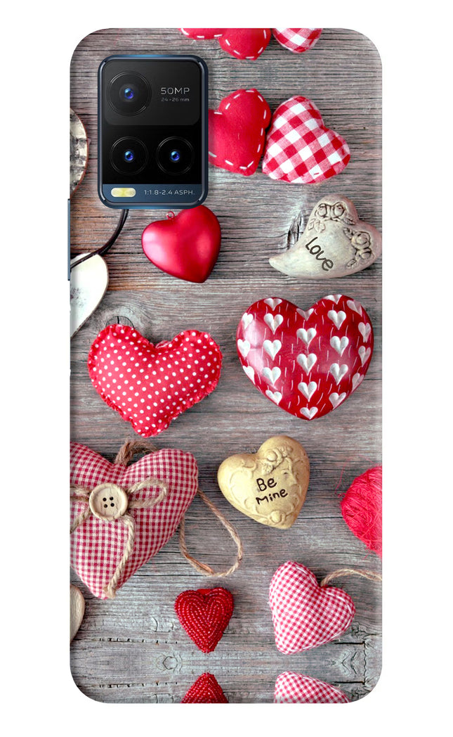 Love Wallpaper Vivo Y21T Hard Case Back Cover by Casekaro