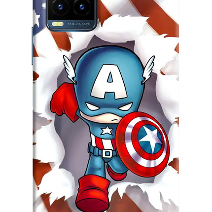 Captain America Vivo Y21T Hard Case Back Cover by Casekaro