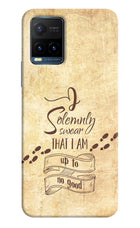 I Solemnly swear that i up to no good Vivo Y21T Hard Case Back Cover by Casekaro