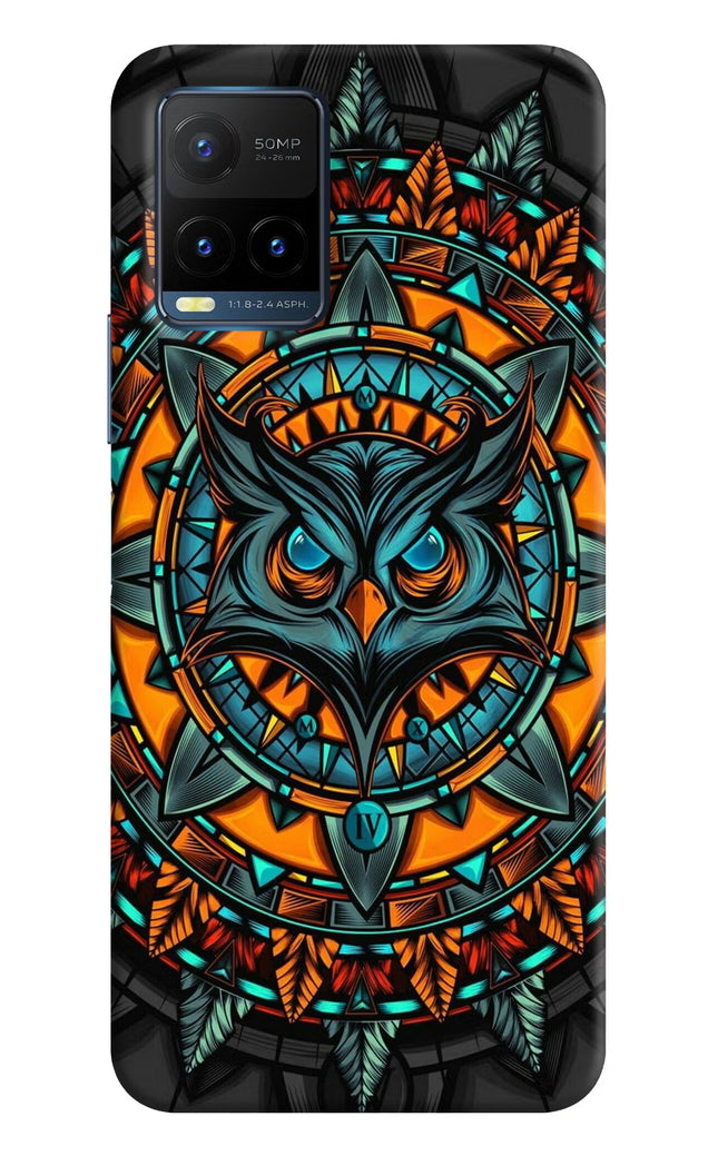 Angry Owl Art Vivo Y21T Hard Case Back Cover by Casekaro