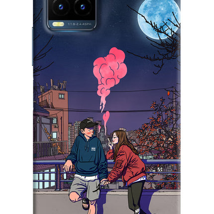 Chilling Couple Vivo Y21T Hard Case Back Cover by Casekaro