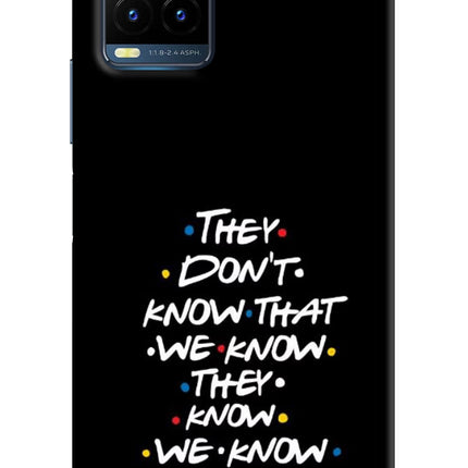 FRIENDS Dialogue Vivo Y21T Hard Case Back Cover by Casekaro