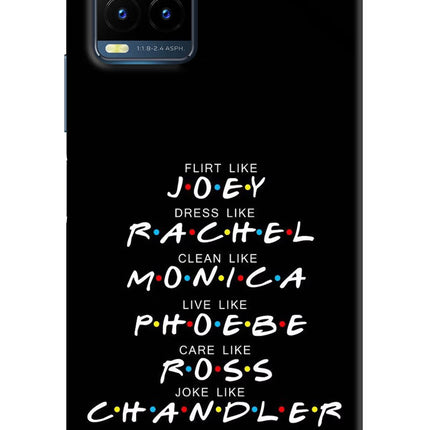 FRIENDS Character Vivo Y21T Hard Case Back Cover by Casekaro