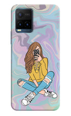 Selfie Girl Vivo Y21T Hard Case Back Cover by Casekaro