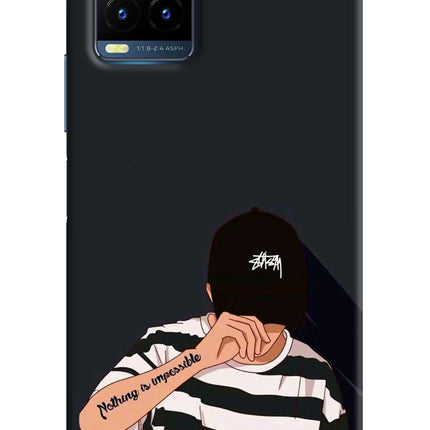 Aesthetic Boy Vivo Y21T Hard Case Back Cover by Casekaro