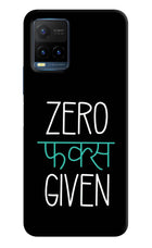 Zero Fucks Given Vivo Y21T Hard Case Back Cover by Casekaro