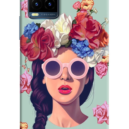 Pretty Girl Vivo Y21T Hard Case Back Cover by Casekaro