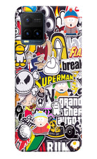 Sticker Bomb Vivo Y21T Hard Case Back Cover by Casekaro