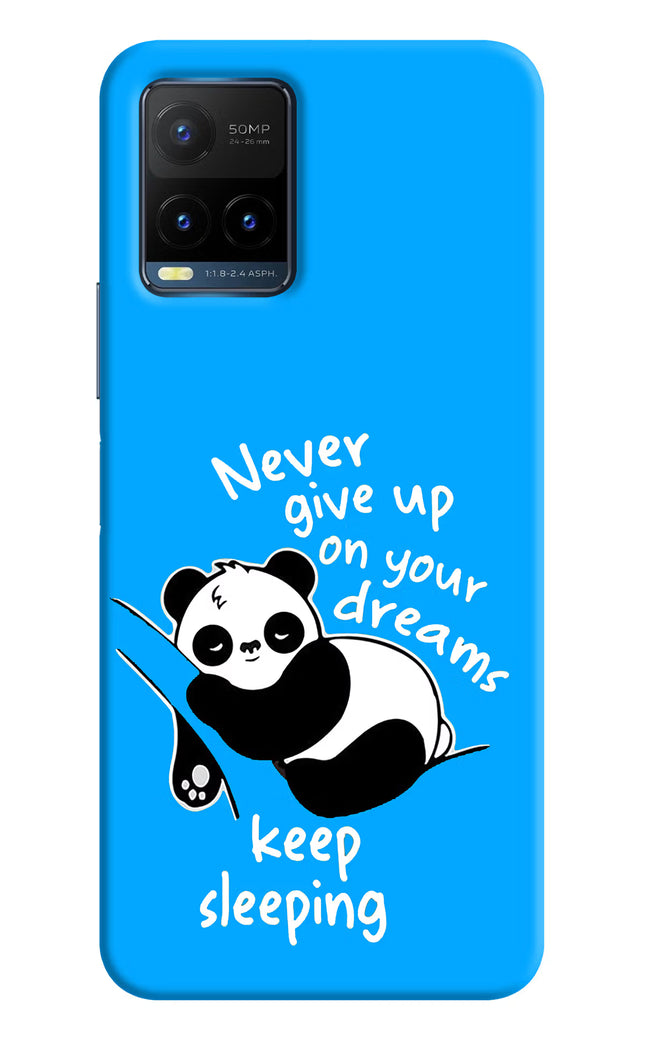 Keep Sleeping Vivo Y21T Hard Case Back Cover by Casekaro
