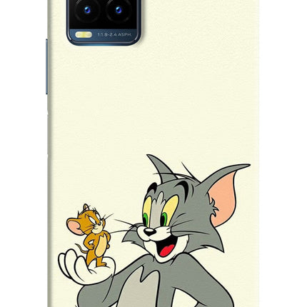 Tom & Jerry Vivo Y21T Hard Case Back Cover by Casekaro