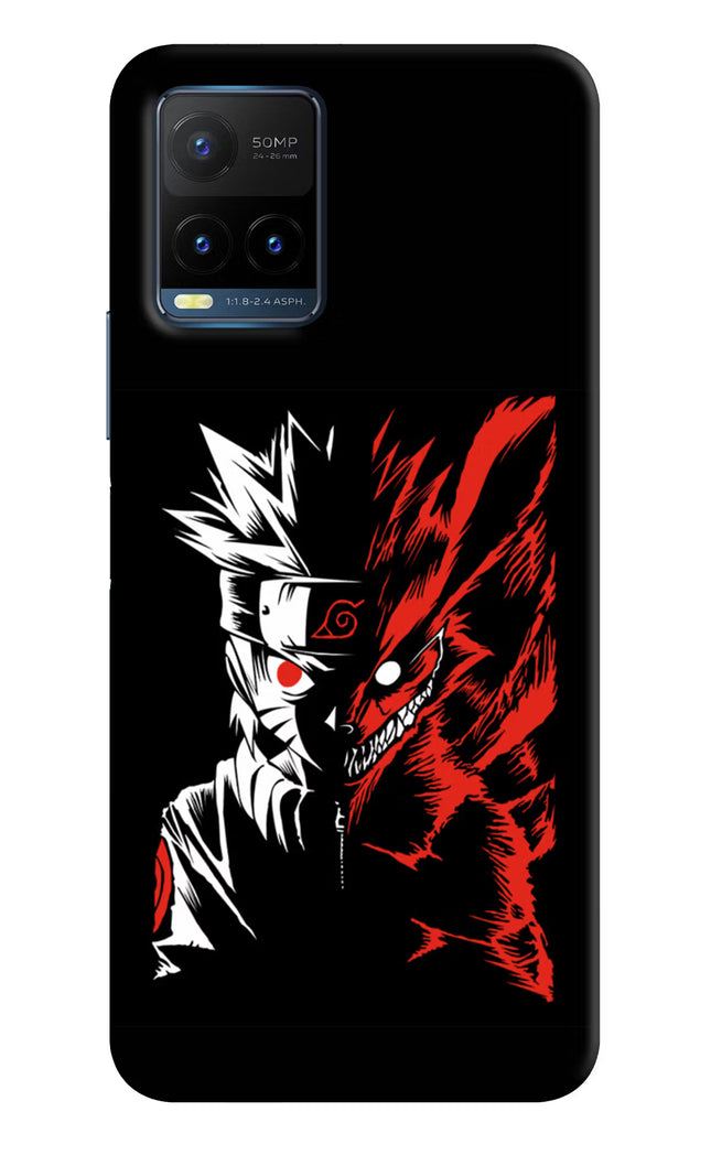 Naruto Two Face Vivo Y21T Hard Case Back Cover by Casekaro
