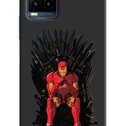Ironman Throne Vivo Y21T Hard Case Back Cover by Casekaro