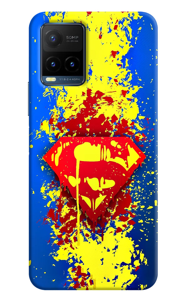 Superman logo Vivo Y21T Hard Case Back Cover by Casekaro