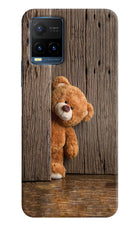 Teddy Wooden Vivo Y21T Hard Case Back Cover by Casekaro