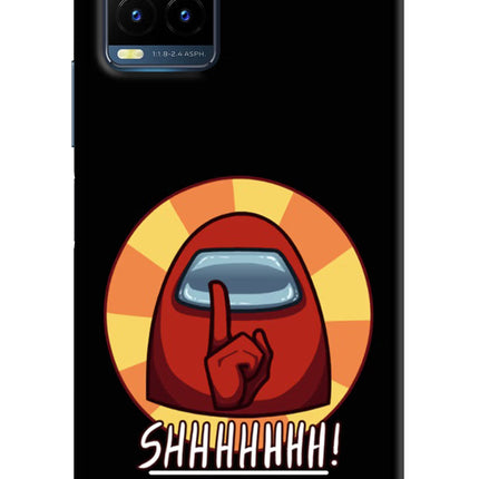 Among Us Shhh! Vivo Y21T Hard Case Back Cover by Casekaro