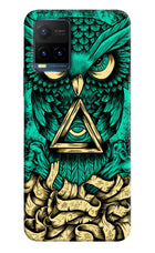 Green Owl Vivo Y21T Hard Case Back Cover by Casekaro