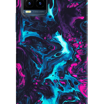 Abstract Vivo Y21T Hard Case Back Cover by Casekaro