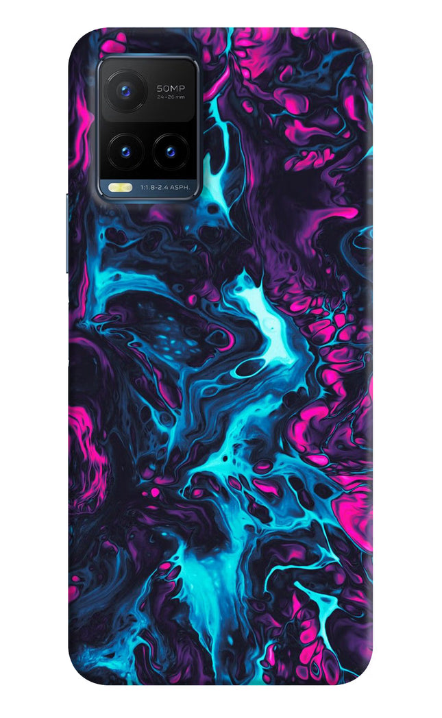 Abstract Vivo Y21T Hard Case Back Cover by Casekaro