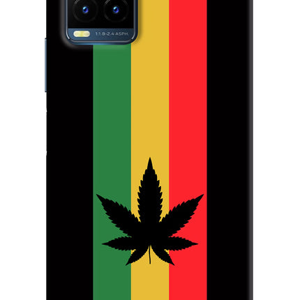Weed Flag Vivo Y21T Hard Case Back Cover by Casekaro