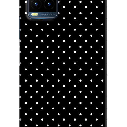 White Dots Vivo Y21T Hard Case Back Cover by Casekaro