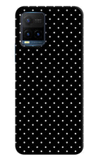 White Dots Vivo Y21T Hard Case Back Cover by Casekaro