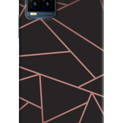 Geometric Pattern Vivo Y21T Hard Case Back Cover by Casekaro
