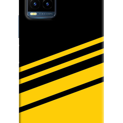 Yellow Shades Vivo Y21T Hard Case Back Cover by Casekaro