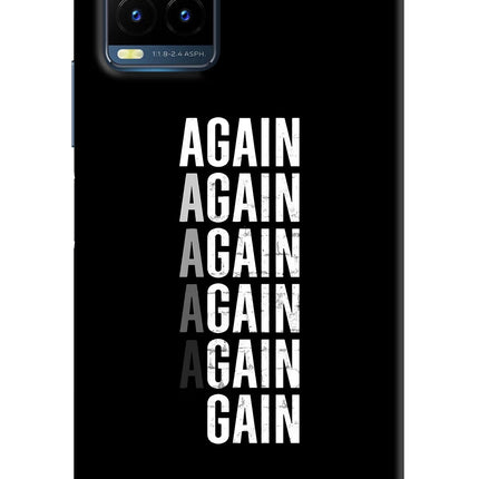 Again Again Gain Vivo Y21T Hard Case Back Cover by Casekaro