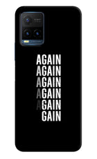 Again Again Gain Vivo Y21T Hard Case Back Cover by Casekaro