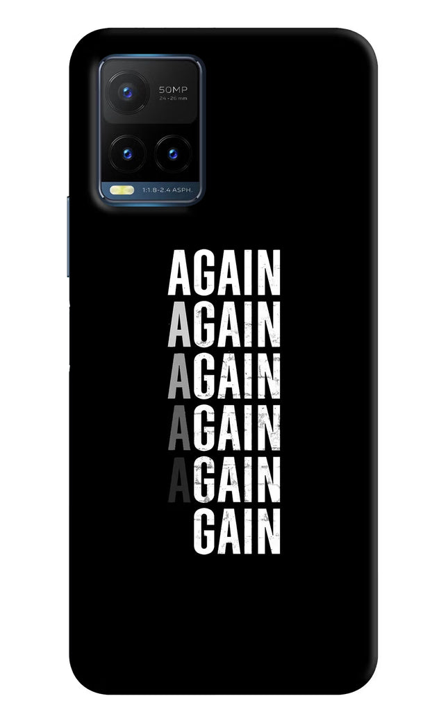 Again Again Gain Vivo Y21T Hard Case Back Cover by Casekaro