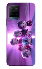 BTS Chibi Vivo Y21T Hard Case Back Cover by Casekaro