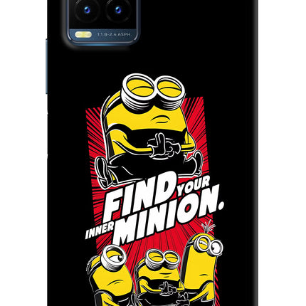 Find your inner Minion Vivo Y21T Hard Case Back Cover by Casekaro